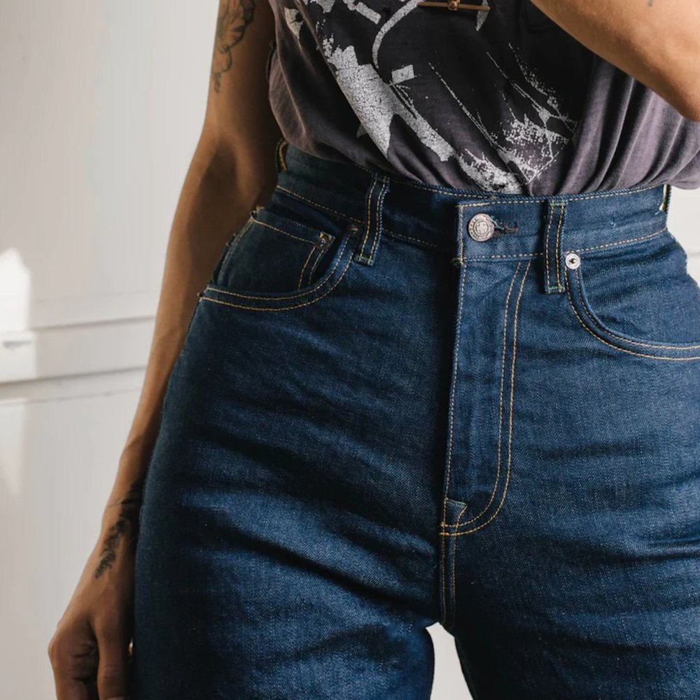 catherine indigo selvage rinse